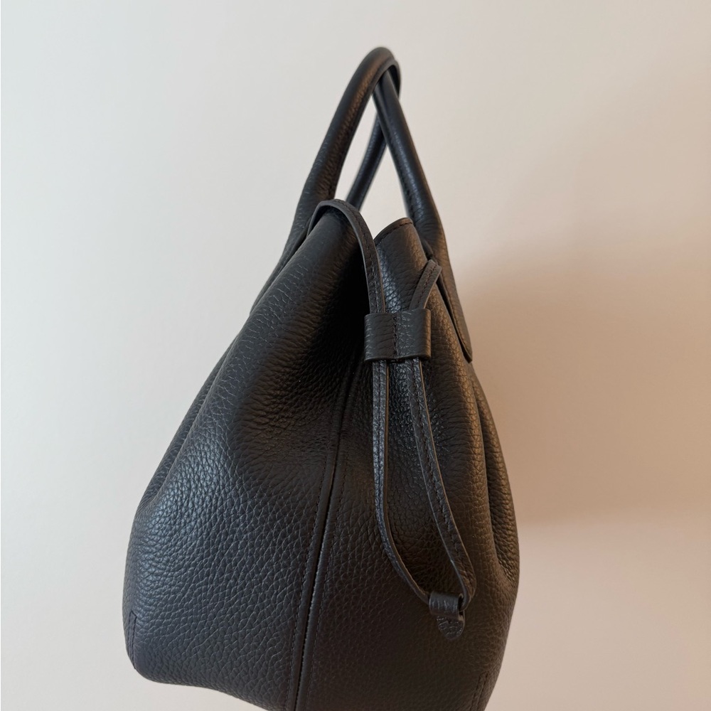 Kate Spade Large Dumpling Black Pebbled Satchel - Picture 4 of 8